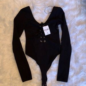 BLACK BODYSUIT | NWT | Medium